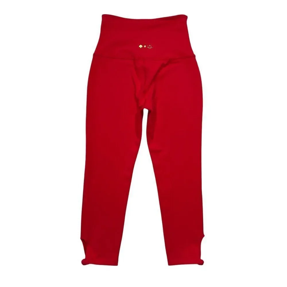 Kate Spade New York Leggings‎ Women's Size XS Red Beyond Yoga Capri Tights